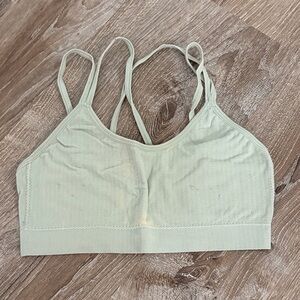 Women's Light Green Sports Bra